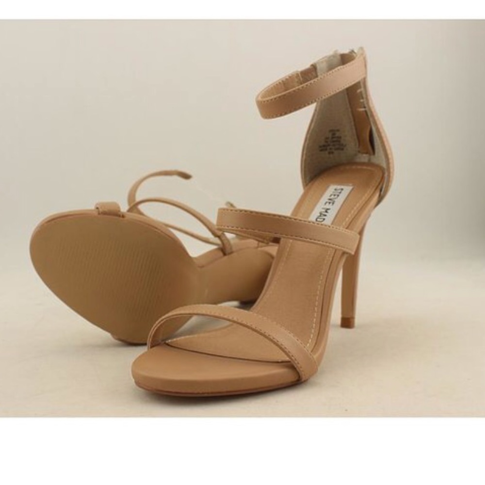 Steve Madden nude sandals heels